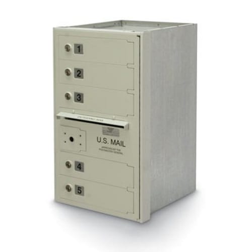 5-Door 4C High Security Horizontal Mailbox